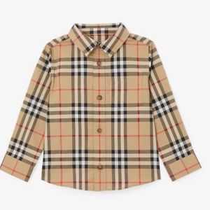 Burberry baby shirt